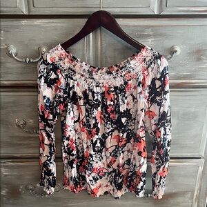 Parker Multicolor Floral Lace Blouse